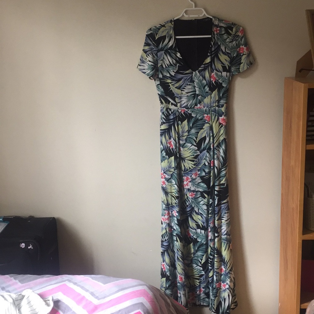 Maxi double split dress